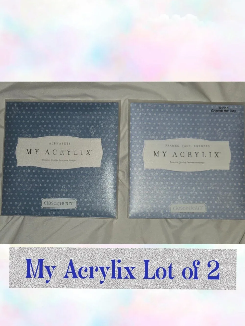 My Acrylix Stamp Set - Lot of 2